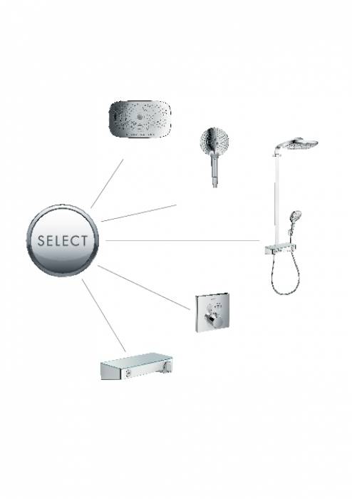 Верхний душ HANSGROHE Select Е 300 2jet 26468000. Фото