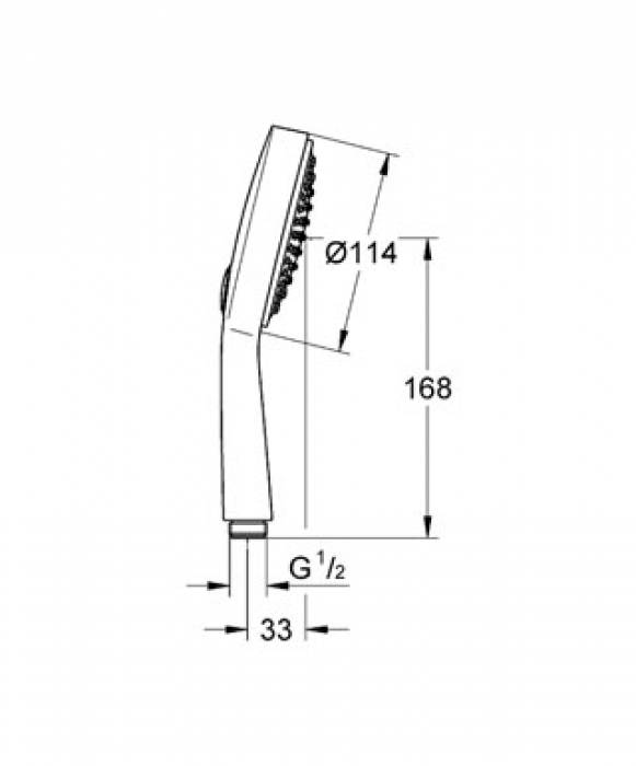 Ручной душ GROHE Power & Soul Cosmopolitan 27661000. Фото