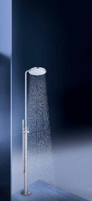 GROHE 23741001 Essence New Душевая система с однорычажным смесителем, напольный монтаж (свободностоящая). Фото