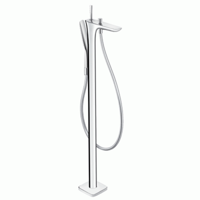 Смеситель для ванны напольный HANSGROHE PuraVida 15473000. Фото