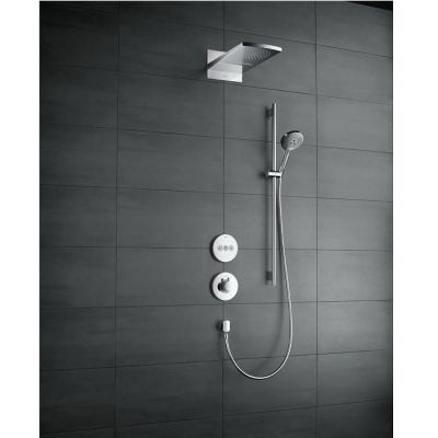 Верхний душ Hansgrohe Rainfall 180 Air хром 28433000. Фото