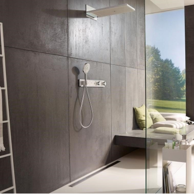 Термостат для ванны Hansgrohe RainSelect 15357000 (внешняя часть). Фото