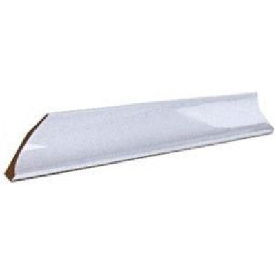 Декор-Керамика Срез (угол) узкий белый