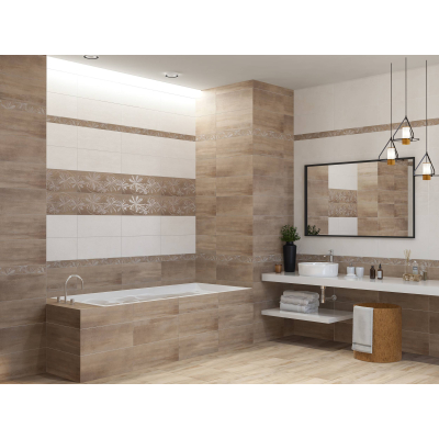 Azori 508061201 Плитка облицовочная Sonnet 201х505 latte. Фото