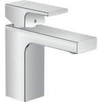 Смеситель для раковины со сливным гарнитуром Hansgrohe Vernis Shape 100 71561000 хром. Фото