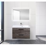 Тумба под раковину подвесная BELBAGNO AURORA-800-2C-SO-PP Pino Pasadena. Фото