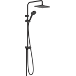 Душевая система Showerpipe 230 1jet Reno EcoSmart Hansgrohe Vernis Shape 26289670, матовый черный. Фото