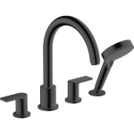 Смеситель на край ванны Hansgrohe Vernis Shape 71459670 черный. Фото