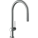 Смеситель для кухни с вытяжным душем Hansgrohe M54 Talis 210 72800000 Смеситель для кухни с вытяжным душем Hansgrohe M54 Talis 210 72800000. Фото