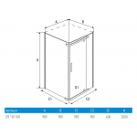 Душевое ограждение ERLIT ER10110H-C1. Фото